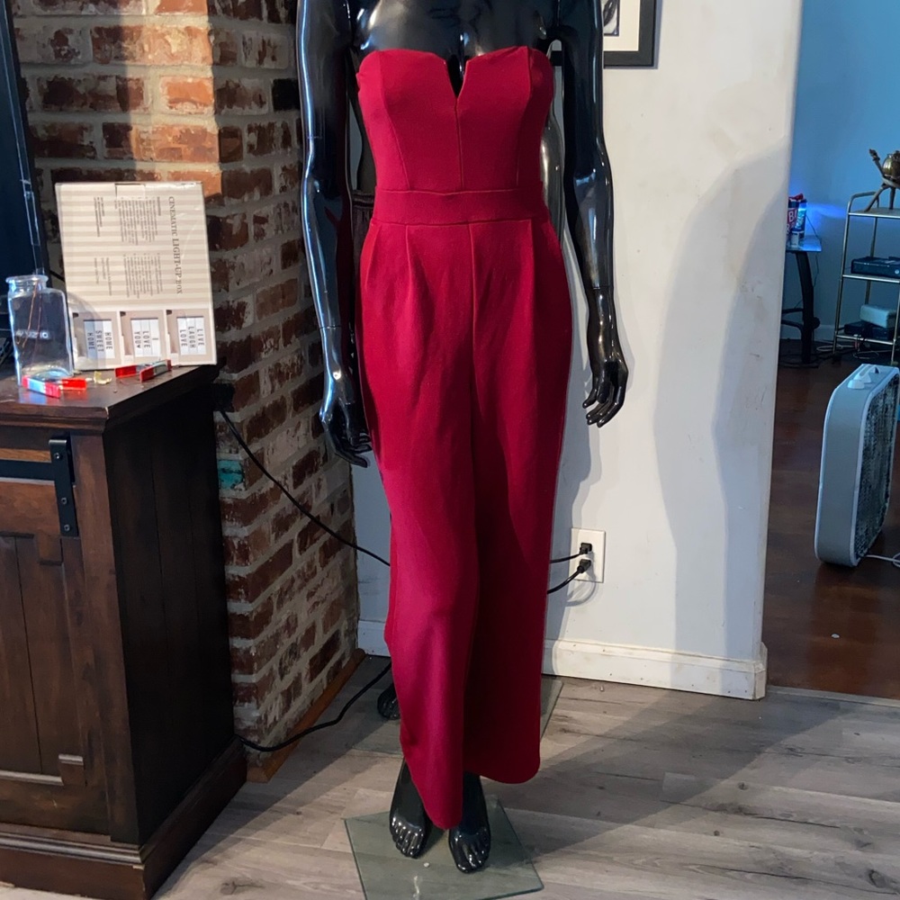 Burgundy Jumpsuit